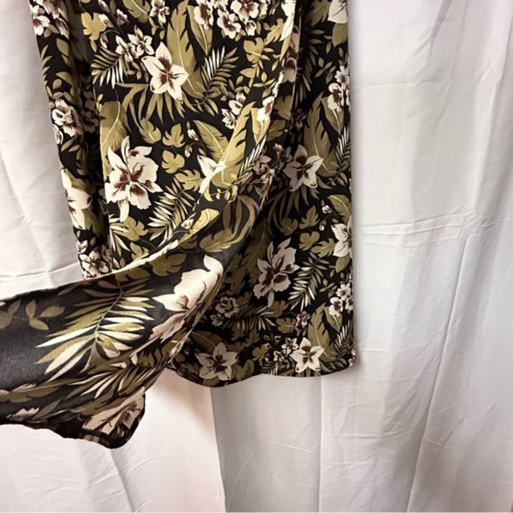 22 SKIRT By Morgan Taylor 100% Silk Outer Lining Polyester - Picture 2 of 4